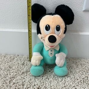 Vintage Baby Mickey Mouse Disney Babies Hasbro Plush 1984